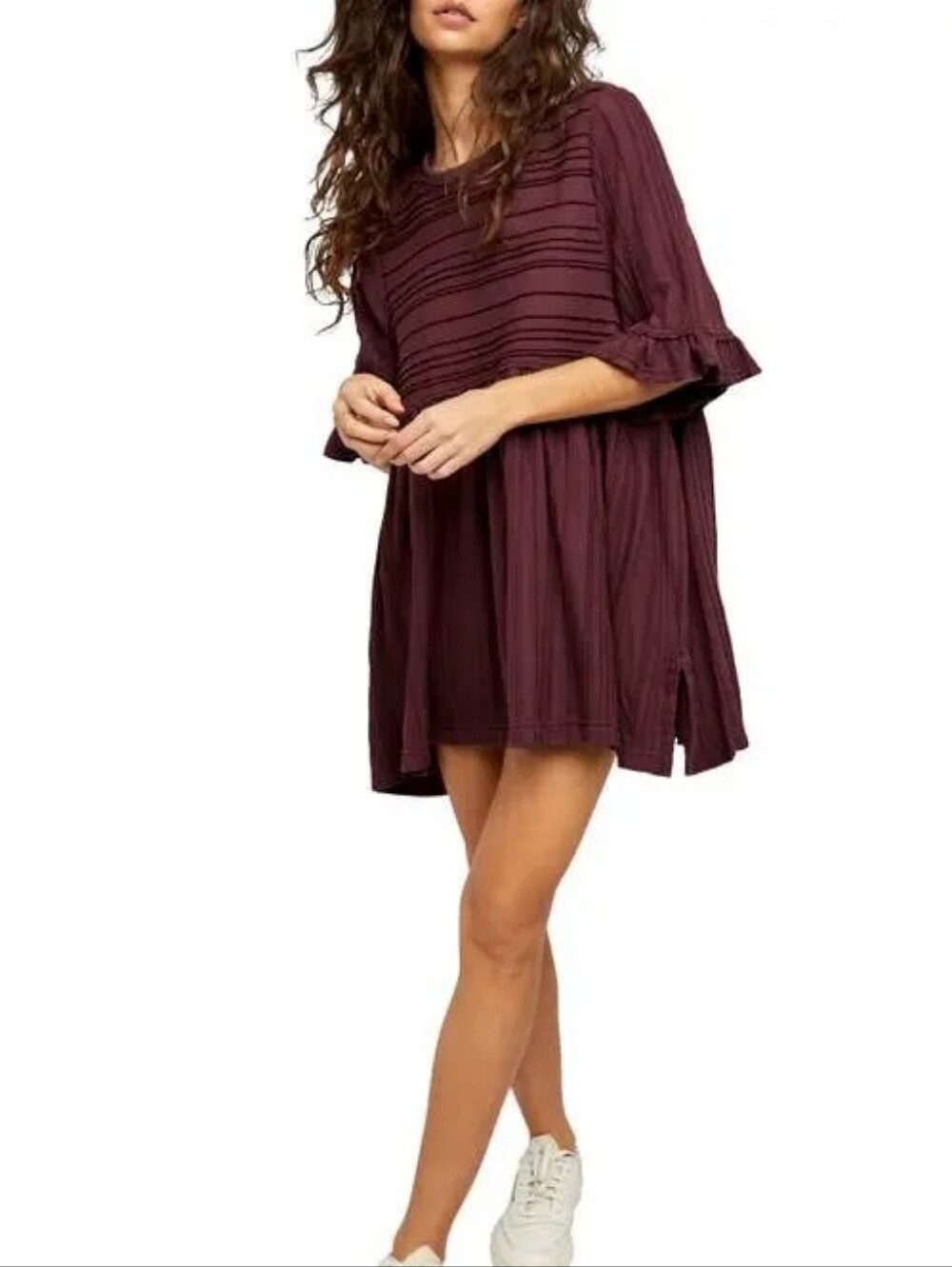 Free People Take A Spin Babydoll Tunic Dress Size S